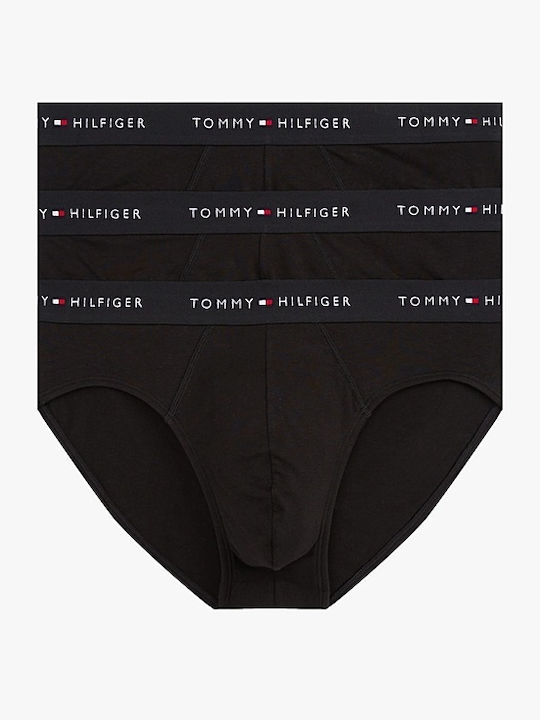 Tommy Hilfiger Ανδρικά Σλιπ Μαύρα 3Pack