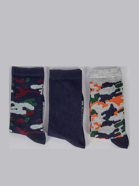 Admiral Kids' Socks Blue 3 Pairs