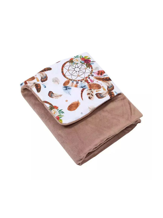 Pătură Pepinieră Swaddling pături 100% bumbac Maro 75x100cm