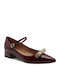 Pantofi cu toc Burgundy