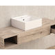 Inter Ceramic Waschtisch mit Waschbecken L80xB46xH20cm Beige