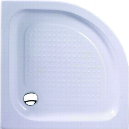 Inter Ceramic U-Shaped Acrilic Duș 80x80cm
