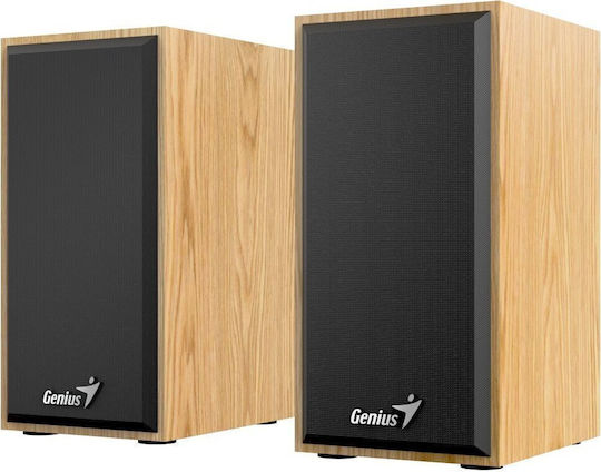 Genius SP-HF180 Компютърни Говорители 2.0 с Мощност 6W Борово Дърво