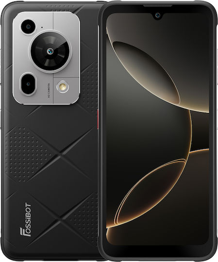 Fossibot F112 Pro 5G Dual SIM (8/256GB) Устойчив Смартфон Обсидианово Черен
