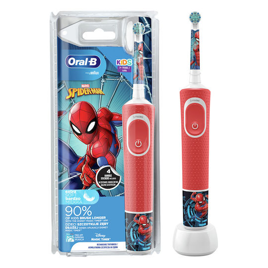 Oral-B Vitality Pro Children's Electric Toothbrush for 3+ Years Spiderman