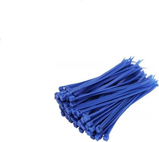 Sapiselco Dematoare de Cabluri 200x4.5mm Albastru 100pcs SEL.11.223R