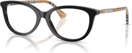 Burberry Rame Ochelari Pentru Femei Fluture Negru BE2431 4161