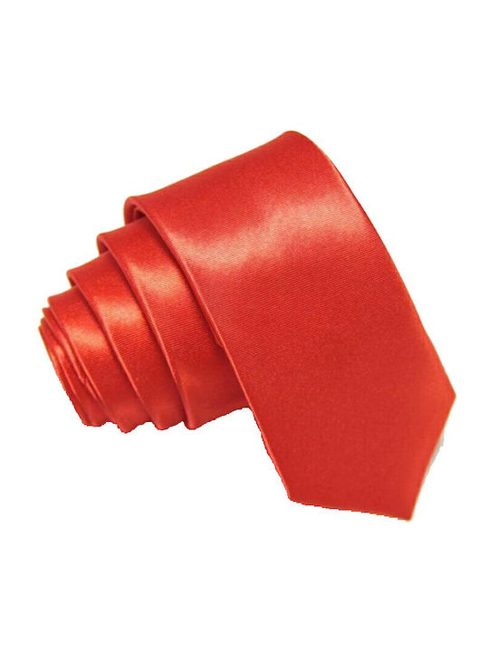 Herren Krawatte Synthetisch,Polyester/Cotton/Leather Monochrom in Rot Farbe
