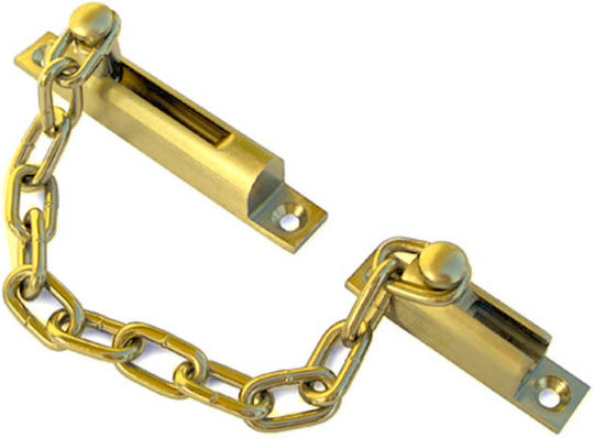 Chain Security Pombe Brass Gold 052-1001 Metalor