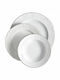 Emfasi Silver Porcelain Dinnerware Set 44pcs
