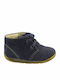 Kinderstiefeletten mit Schnürsenkeln Blau