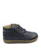 Kids Boots with Laces Blue