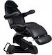 Beauty Chair with Adjustable Height Black