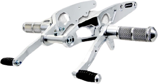 Modenas Picior de picior Μοτοσυκλέτας în Culoare Silver 01F0020S