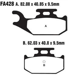 Τακακια Fa428 Adige P247 Asx Organic Yfr 660 Rhino Yfm 700 Raptor Πισω