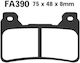 Pads Fa390 Adige P216 Acx Sintered Gold Cbr600rr 04-/Cbr1000rr 04-08 Front