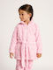 Muydemi Kids' Robe Winter Fleece Pink