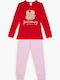 Pretty Baby Детска пижама Red-pink