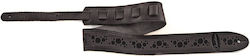 Ovation Multi Soundhole Leder Gürtel Schwarze Gitarre