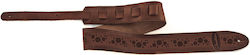 Ovation Multi Soundhole Leder Gürtel Schokoladen Gitarre