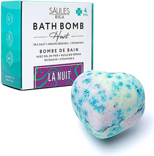 Βόμβα Μπάνιου Saules Riga Heart La Nuit Blue 4750903012414