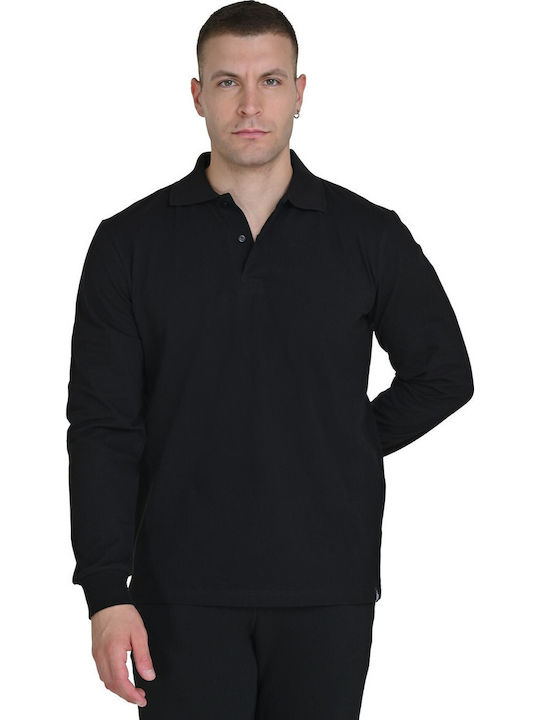 Polo Μπλούζα Μακρυμάνικη Black