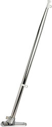 Inox Flag Pole Base with 2 Clips
