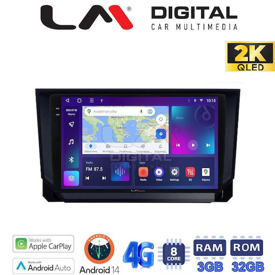 LM Digital Ηχοσύστημα Αυτοκινήτου για Mazda CX-9 2006 > 2013 (Bluetooth/USB/WiFi/GPS/Apple-Carplay/Android-Auto)