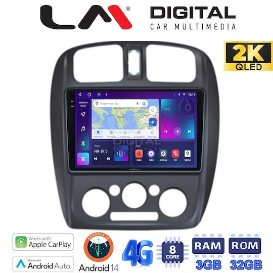 LM Digital Auto-Audiosystem für Mazda 323 1999>2004 (Bluetooth/USB/WiFi/GPS/Apple-Carplay/Android-Auto)
