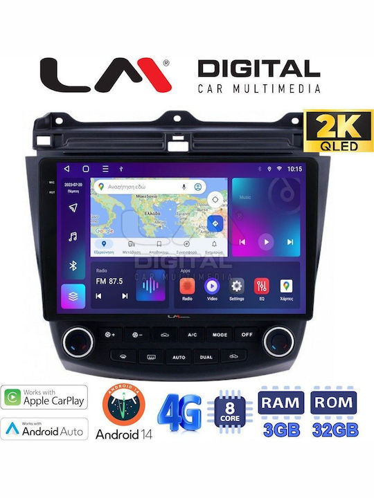 LM Digital Ηχοσύστημα Αυτοκινήτου για Honda Accord 2002>2008 (Bluetooth/USB/WiFi/GPS/Apple-Carplay/Android-Auto)