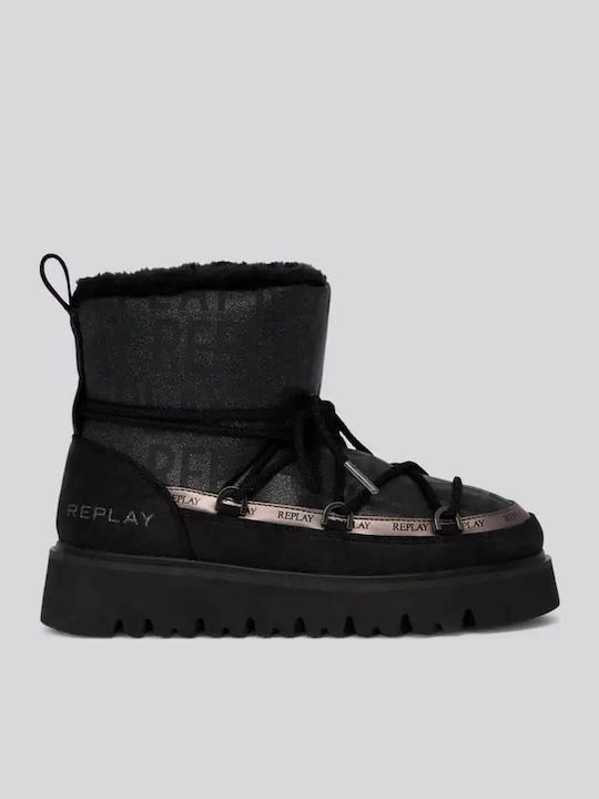 Replay Ankle Boots Black
