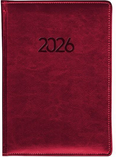 Υδρόγειος Ημερήσιο Planner 2026 Μπορντό 15x21εκ.
