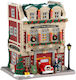 Casă Lemax Liberty Trail Fire House Pompieri 19.7x18.2x14cm Adaptor