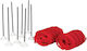 Accesorii Lemax Set/10 Gard Ski Plase 6x97,5cm