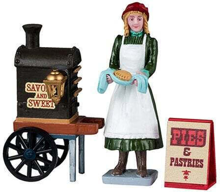 Figurine Lemax Savory & Sweet Pies & Pastries Set 3 Bucăți 6.4x6.8x2.2cm