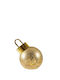 Hängendes Kugel Ornament Ornament Glas Beleuchtet Gold