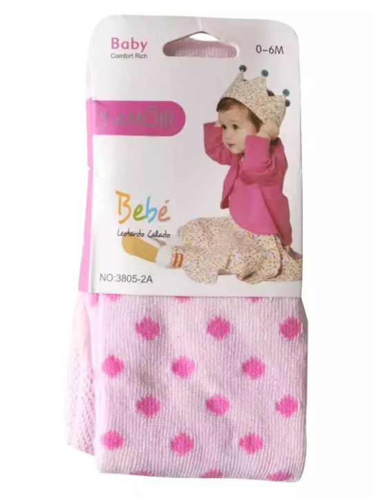 Yanoir Kids Tight Polka Dot Pink