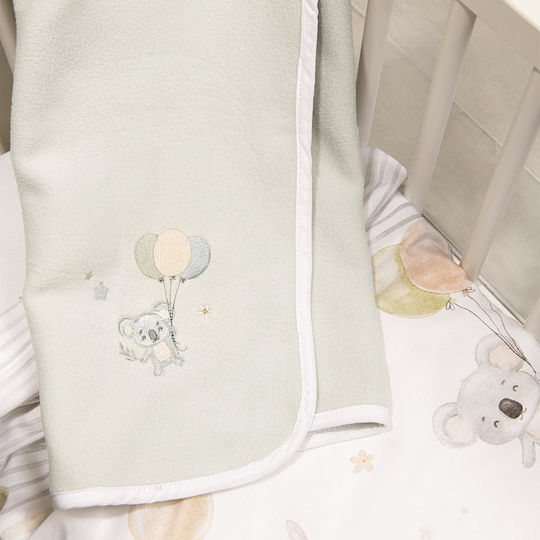 Nima Blanket Nursery Swaddling Blankets Fleece Gray 80x110cm