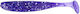 Zeox Element Soft Bait Shemi Shad 2.7mm 004 Violett Vsf