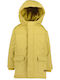 Kinder Freizeitjacke mit Kapuze Mustard
