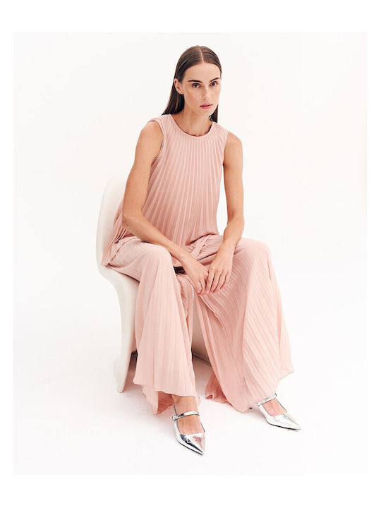 Women's Fabric Trousers Powder