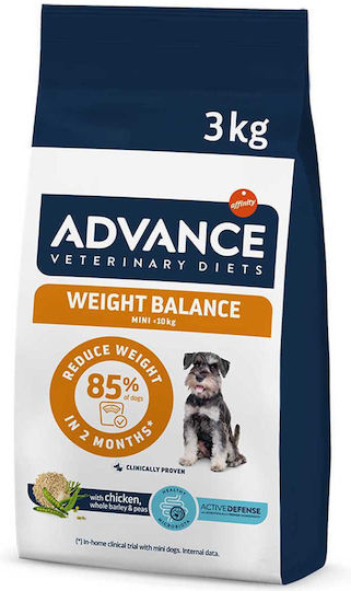 Advance 3kg Dry Food for Small Breed Dogs with Poultry, Chicken, Pork and Fish