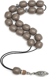 Roloi Komboloi Worry Beads Resin Gray Roloi Komboloi Worry Beads Resin Gray