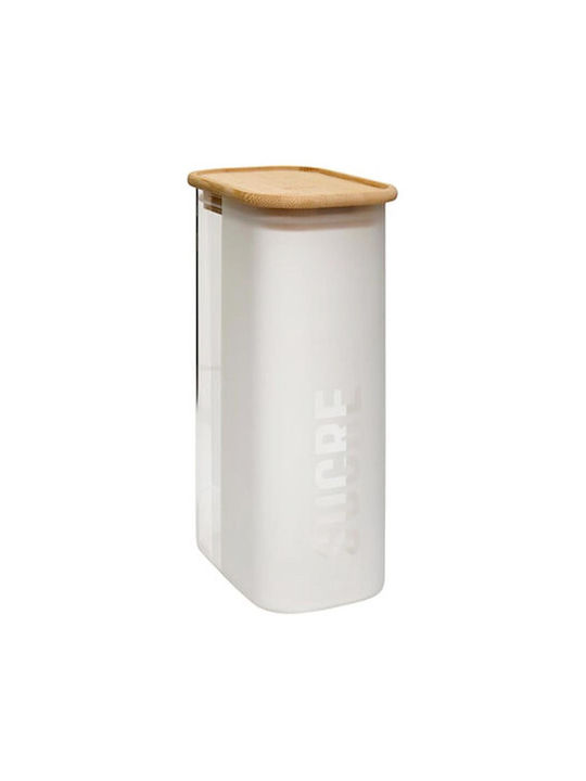 Atmosphera Кутия за Захар с Капак Стъклена Прозрачна 1600ml 1 Брой