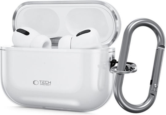 Tech-Protect Flexair Hülle Silikon in Transparent Farbe für Apple AirPods Pro 3