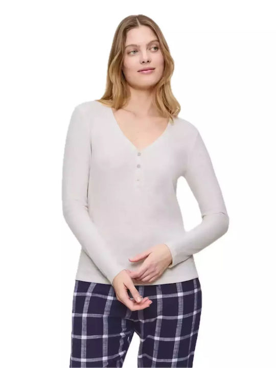 Triumph Winter Women's Pyjama Top Gray