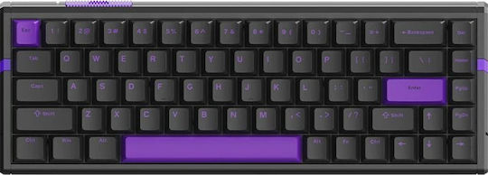 ATK RS6 - 8K Гейминг Механична Клавиатура 65% с Gateron Magnetic Jade Pro суичове и RGB подсветка (Английски US) Черен
