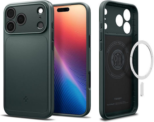 Spigen Thin Fit MagSafe Back Cover Plastic / Silicon Abyss Green (iPhone 17 Pro)