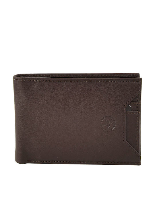 Men's Wallet with RFID Brown