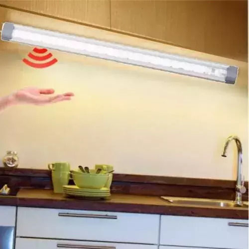 LED Кухненска Лампа Под Шкаф Hi-lite Olbia 3664731-b7083 Сензорен Превключвател 50см 340лм 7W 230V 25000ч Енергия A+ 4000K Неутрално Бяло Сребрист